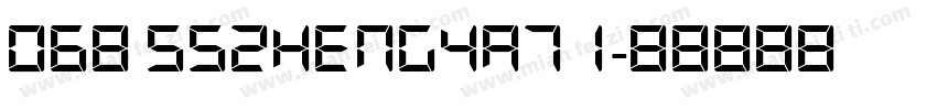 068 S5ZhengYaTi字体转换